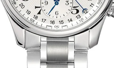 Longines Master Chronograph, 40mm In White