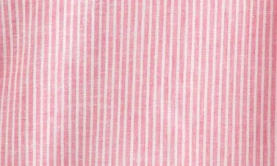 Nordstrom Kids' Stripe Button-up & Tank Set In Pink Boss Nova Stripe