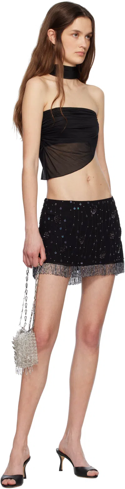 Mirror Palais Deity Top In Black (fbk)