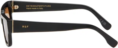 Retrosuperfuture Black Caro Sunglasses In Caro Refined