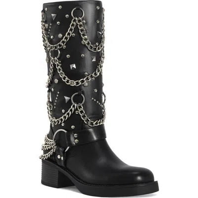Azalea Wang Fillmore Biker Boot In Black