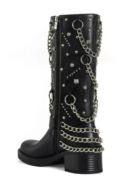 Azalea Wang Fillmore Biker Boot In Black