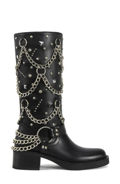 Azalea Wang Fillmore Biker Boot In Black