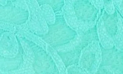 Hunkemoller Hunkemöller Marine Lace & Mesh Brazilian Panties In Pool Blue