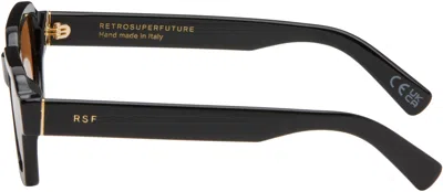 Retrosuperfuture Black Caro Sunglasses In Caro Refined