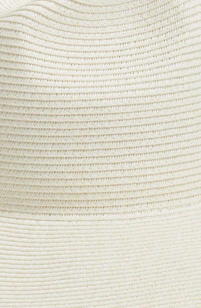 Nordstrom Packable Straw Panama Hat In Ivory
