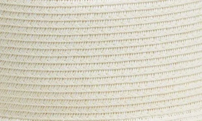 Nordstrom Packable Straw Panama Hat In Ivory