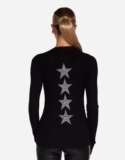Lauren Moshi Mckinley Pinwheel Stars In Black