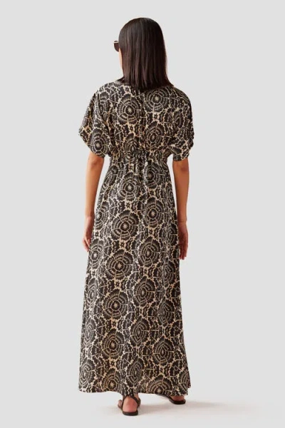 Omika Pia Caftan In Carmen Graphite