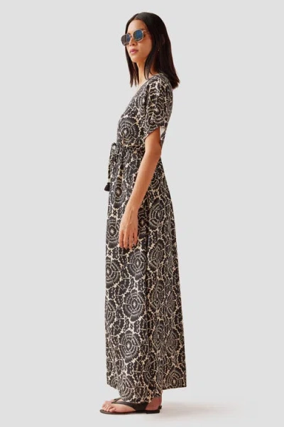 Omika Pia Caftan In Carmen Graphite