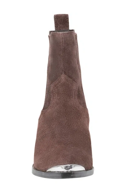 Marc Fisher Ltd Pryce Pointy Toe Bootie In Dark Brown