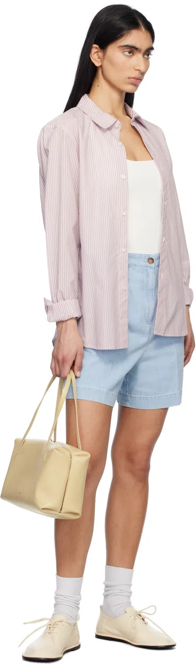 Apc A.p.c. Shorts In Iav Pale Blue