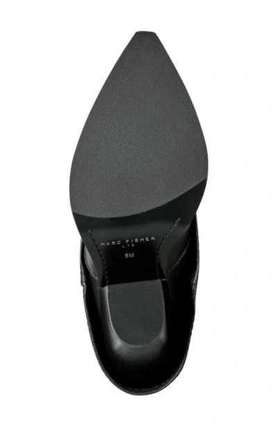 Marc Fisher Ltd Harlo Foldover Shaft Knee High Boot In Black 2