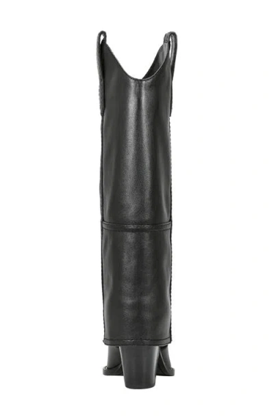 Marc Fisher Ltd Harlo Foldover Shaft Knee High Boot In Black 2