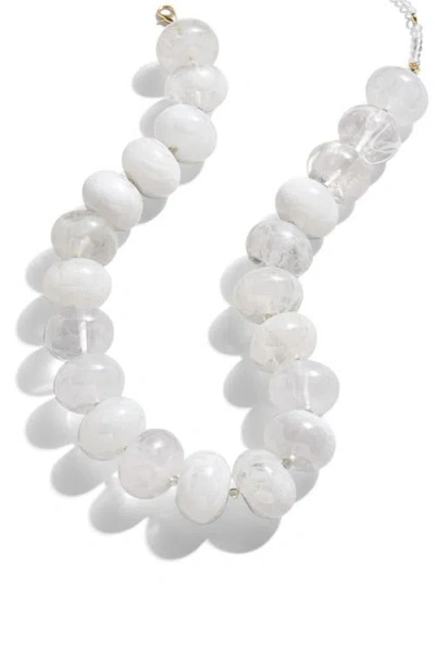 Baublebar Joan Semi-precious Necklace In White