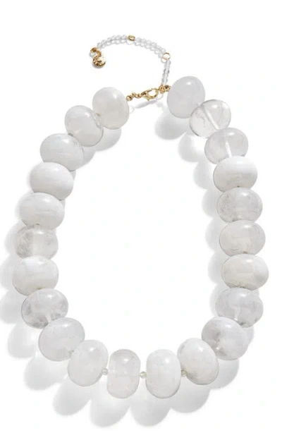Baublebar Joan Semi-precious Necklace In White