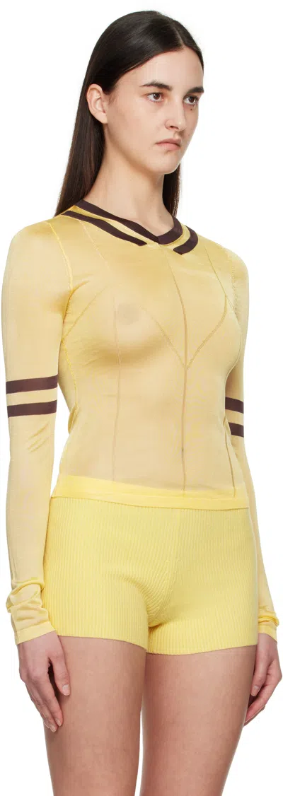 Miaou Yellow Monica Sweater In Butter