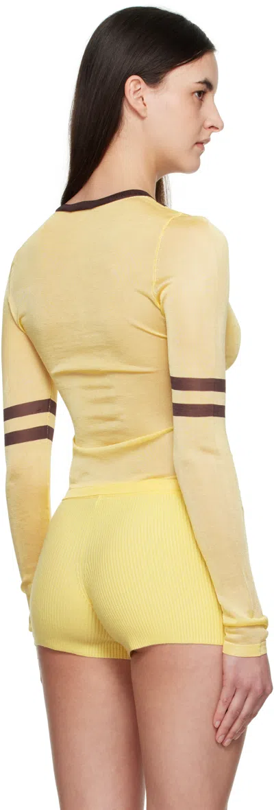 Miaou Yellow Monica Sweater In Butter