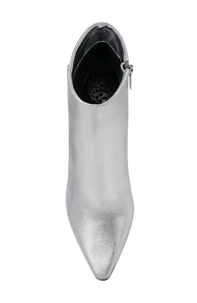 Vince Camuto Quinley Pointed Toe Bootie In Silver Metnap
