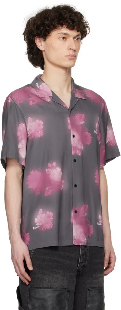 Ksubi Cursed Resort Short Sleeve Shirt In Black