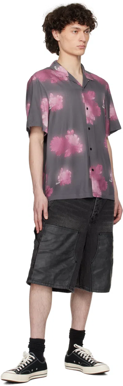 Ksubi Cursed Resort Short Sleeve Shirt In Black