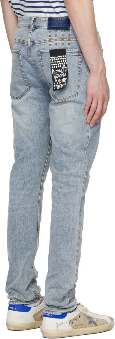 Ksubi Crinkled Slim-cut Jeans In Denim