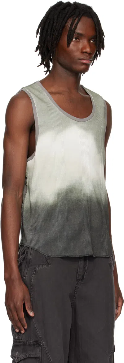 Undercover Gray Uc1e4803-3 Tank Top In Gray Base