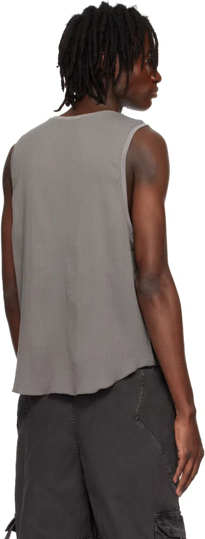 Undercover Gray Uc1e4803-3 Tank Top In Gray Base