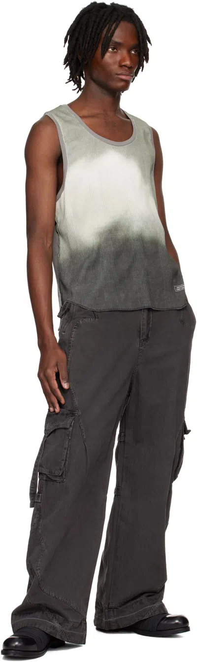 Undercover Gray Uc1e4803-3 Tank Top In Gray Base