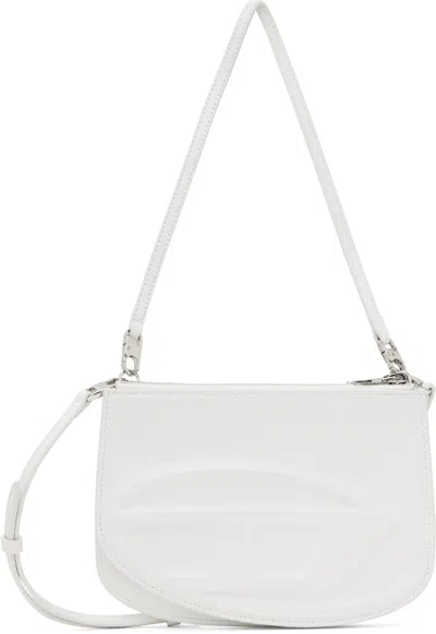 Diesel White 1dr Twin Shoulder Bag In T1003