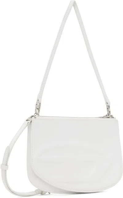 Diesel White 1dr Twin Shoulder Bag In T1003