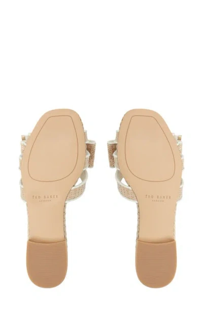Ted Baker London Elsie Slide Sandal In Natural