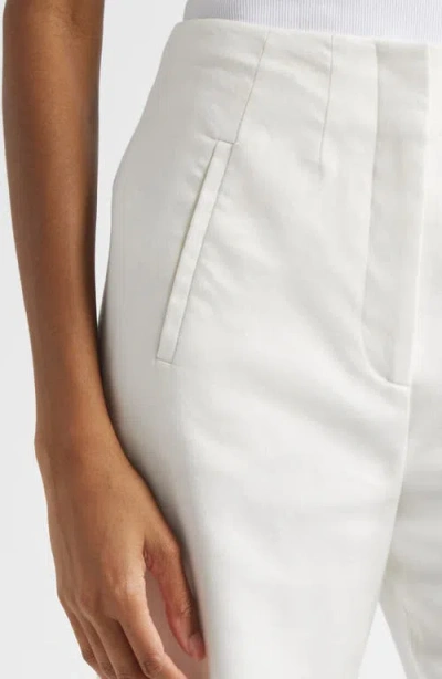 Veronica Beard Jude Linen Wide-leg Pant In Off White