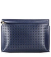 LOEWE Dots T Pouch leather clutch