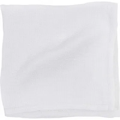 Pom Pom At Home Willows Set Of 4 Linen Napkins In White