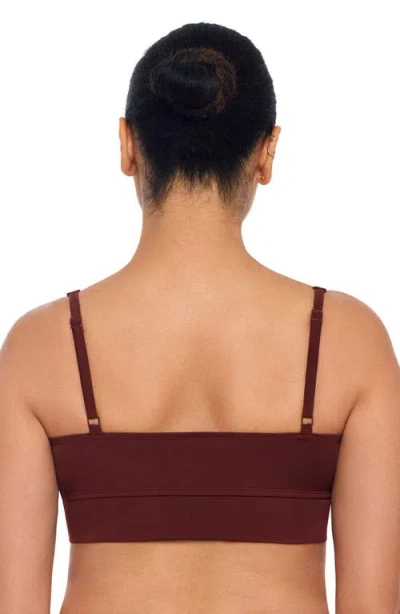 S3 U-wire Adjustable Midkini Swim Top In Sangria