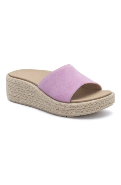 Abeo Solstice Slide In Lavender Suede - Metatarsal
