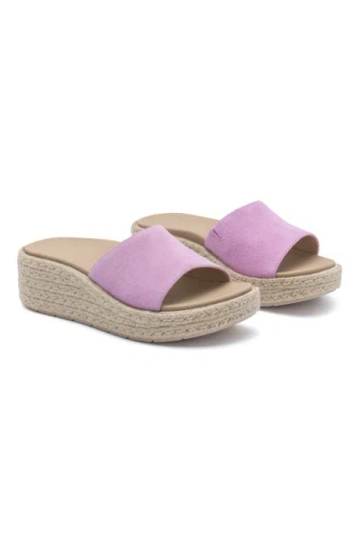 Abeo Solstice Slide In Lavender Suede - Metatarsal