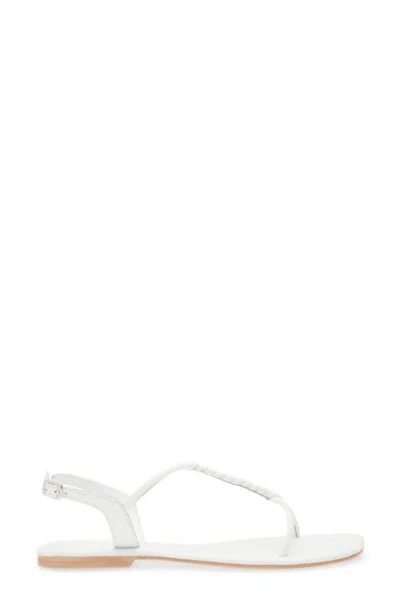 Jeffrey Campbell Roped In Flat Sandal In White