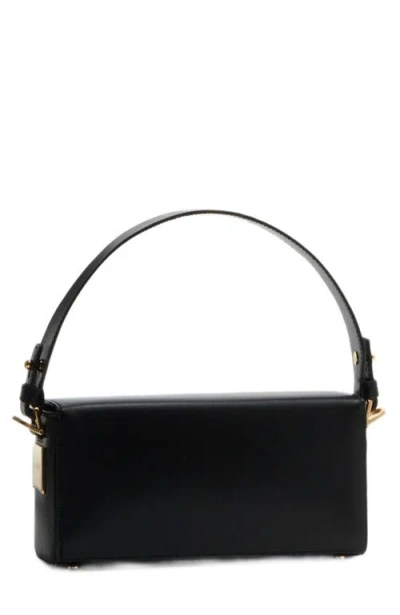 Lanvin Rectangular Smooth Nano Shoulder Bag In Black