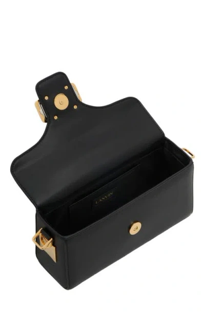 Lanvin Rectangular Smooth Nano Shoulder Bag In Black