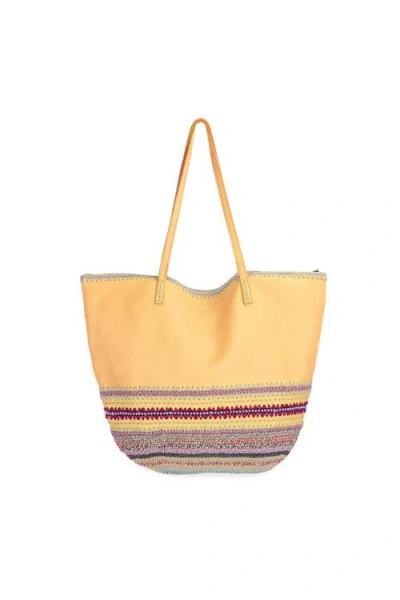 The Sak Faye Leather Tote In Sunlight Seminyak