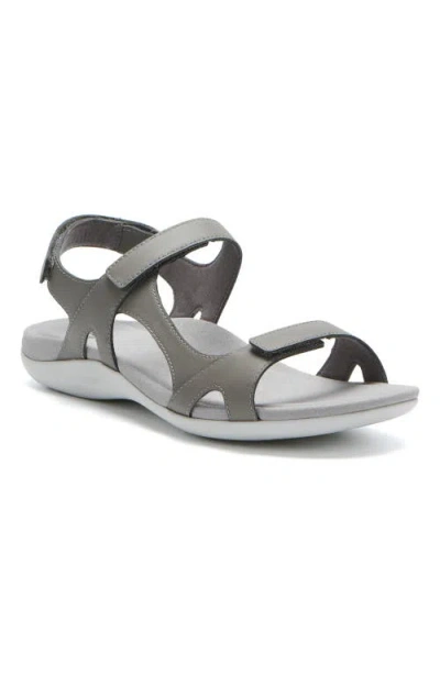 Abeo Oasis Sport Sandal In Nickel - Regular