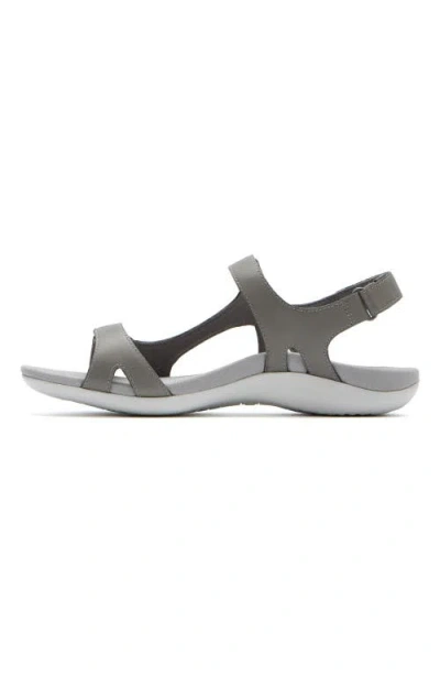 Abeo Oasis Sport Sandal In Nickel - Regular