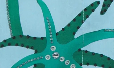 Jacquemus Floral-print Shirt In Blue