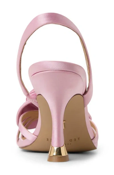 Ted Baker London Aria Rose Slingback Sandal In Light Pink