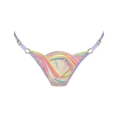 Somewhere Never Women's Pink / Purple Miami Nice String In Pink/purple ...
