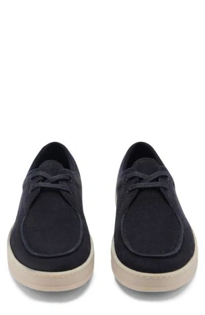 Mango Men's Suede Nautical Shoes In Dark Navy