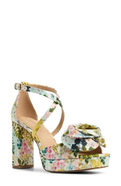 Ted Baker London Maddy Rose Platform Sandal In Floral