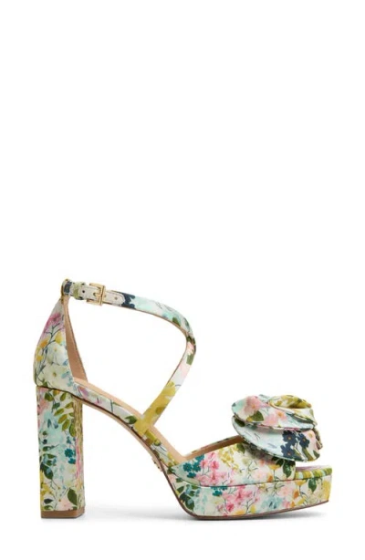 Ted Baker London Maddy Rose Platform Sandal In Floral